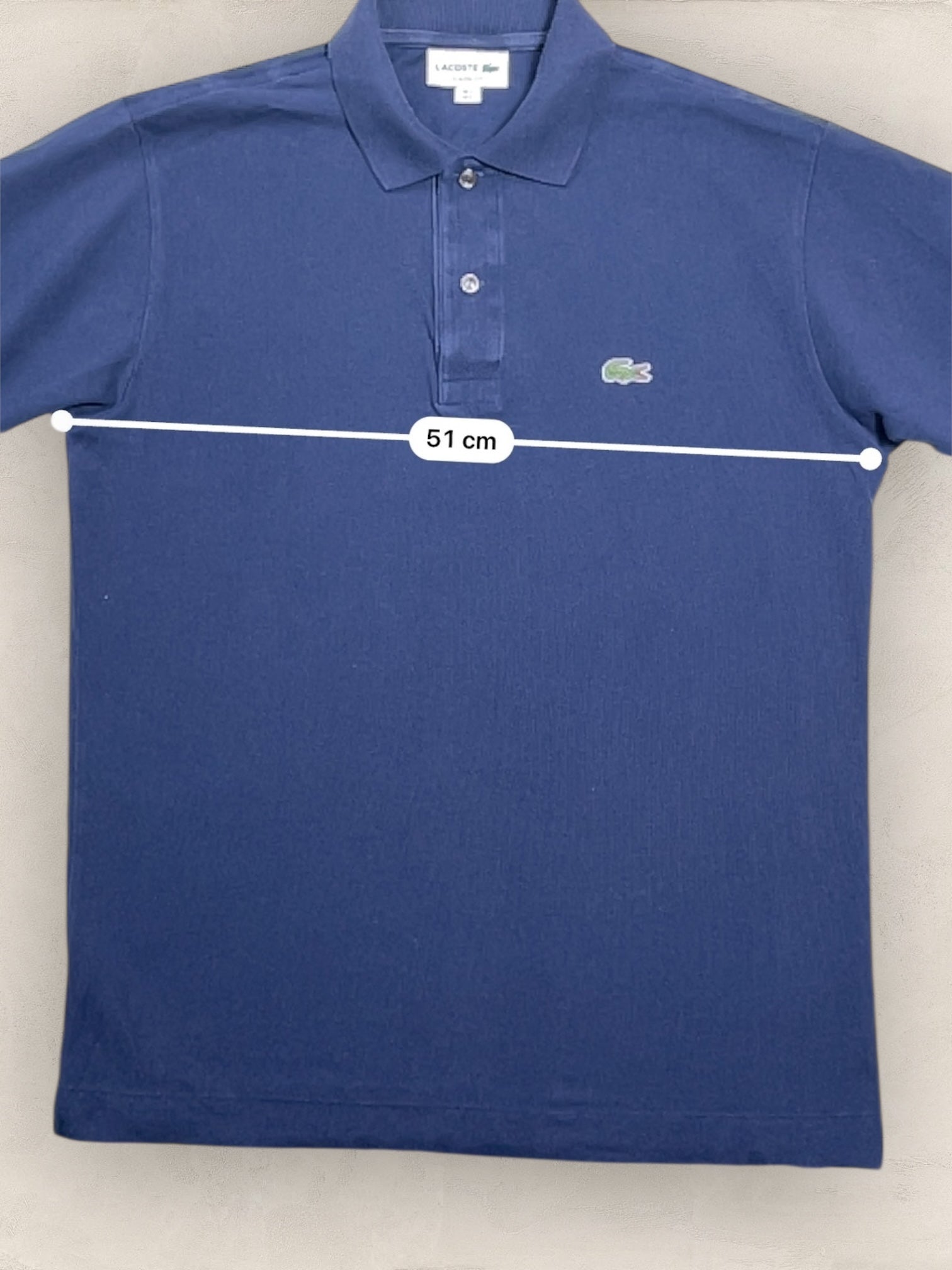 Polo Homme Lacoste Bleu Marine S Ref:3007 - Bleu Marine - S - amifrip - Friperie en ligne et vêtements vintage