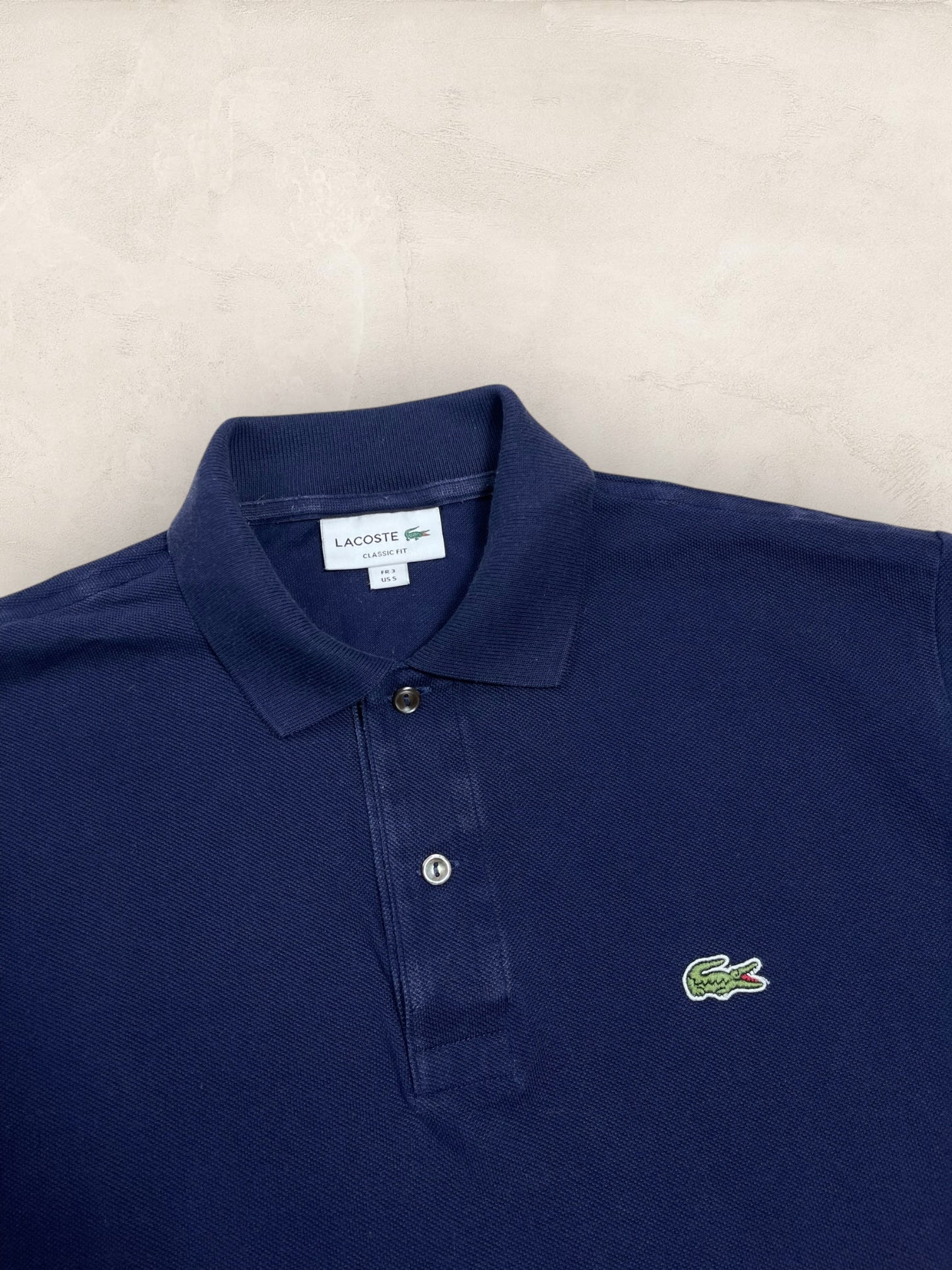 Polo Homme Lacoste Bleu Marine S Ref:3007 - Bleu Marine - S - amifrip - Friperie en ligne et vêtements vintage
