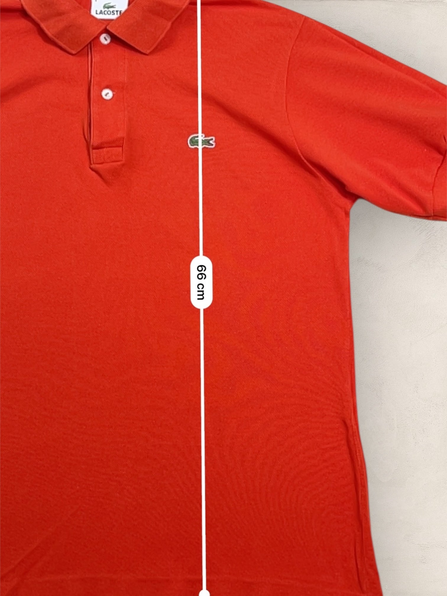 Polo Homme Lacoste Orange L Ref:2997 - Orange - L - amifrip - Friperie en ligne et vêtements vintage