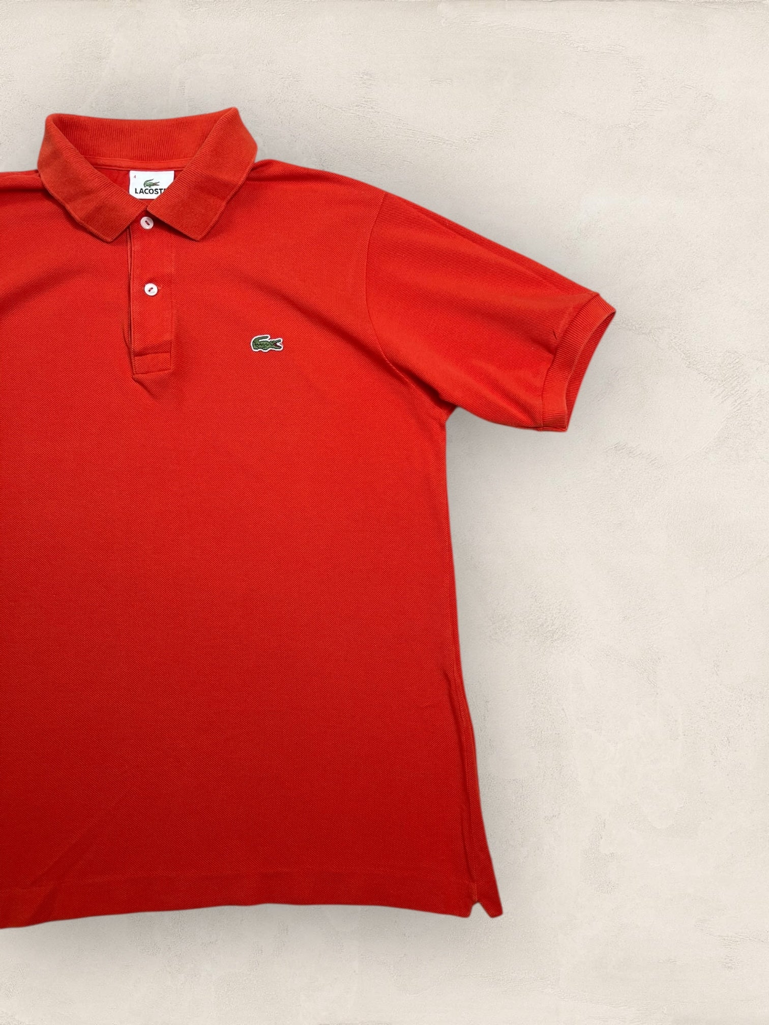 Polo Homme Lacoste Orange L Ref:2997 - Orange - L - amifrip - Friperie en ligne et vêtements vintage