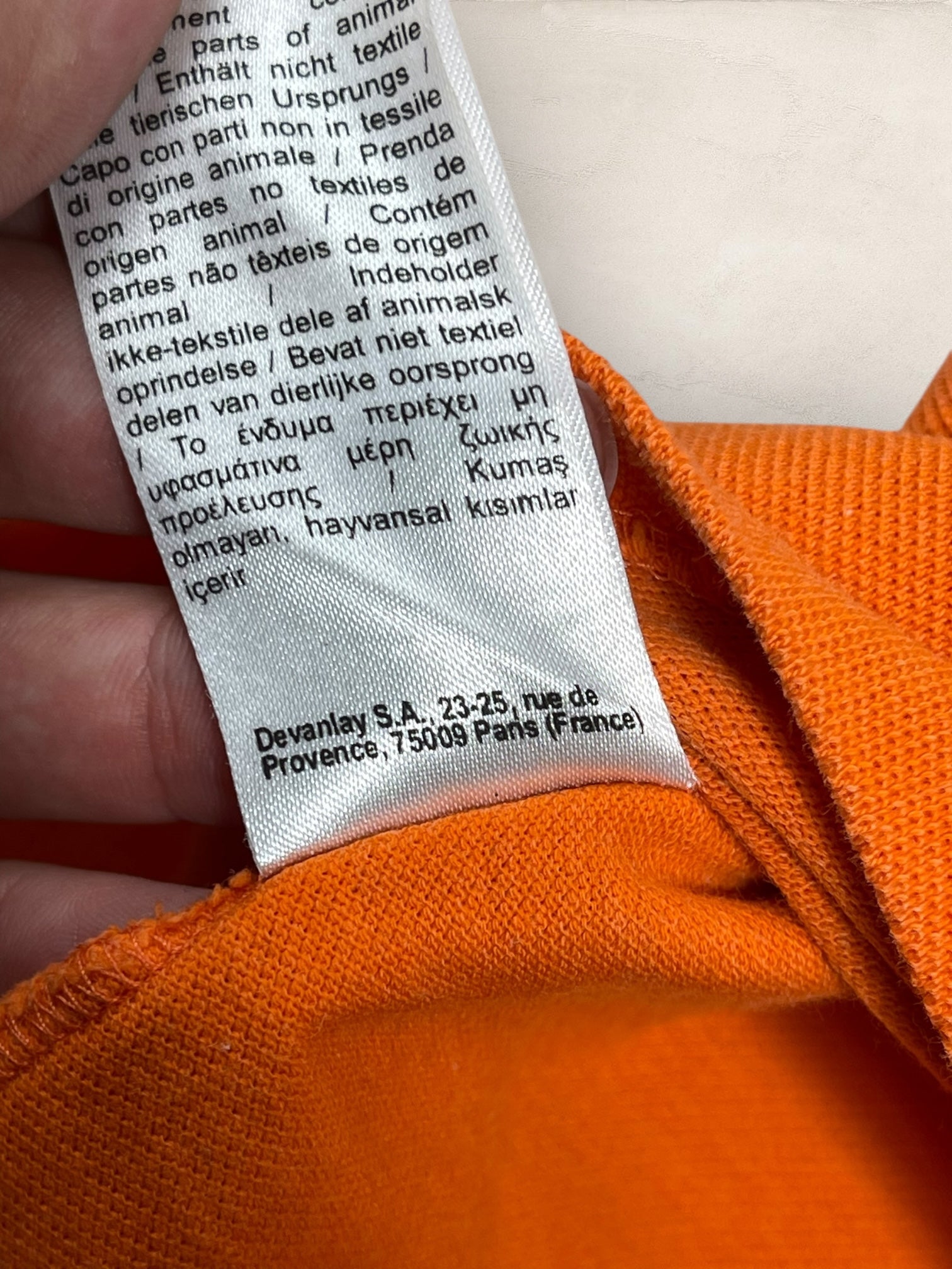 Polo Homme Lacoste Orange XS Ref:3003 - Orange - XS - amifrip - Friperie en ligne et vêtements vintage