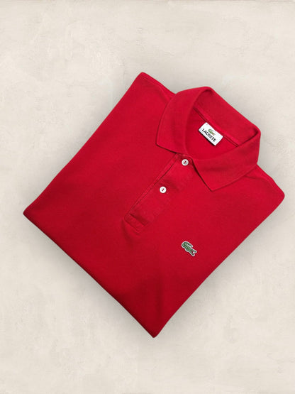 Polo Homme Lacoste Rouge M Ref:3001 - Rouge - M - amifrip - Friperie en ligne et vêtements vintage