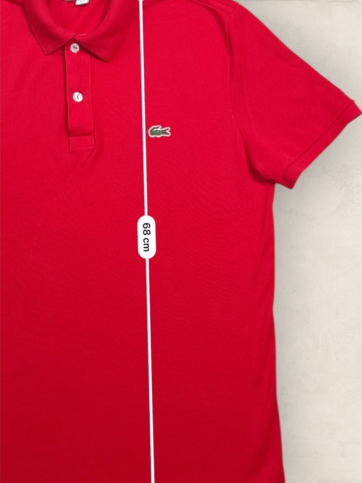 Polo Homme Lacoste Rouge S Ref:2996 - Rouge - S - amifrip - Friperie en ligne et vêtements vintage