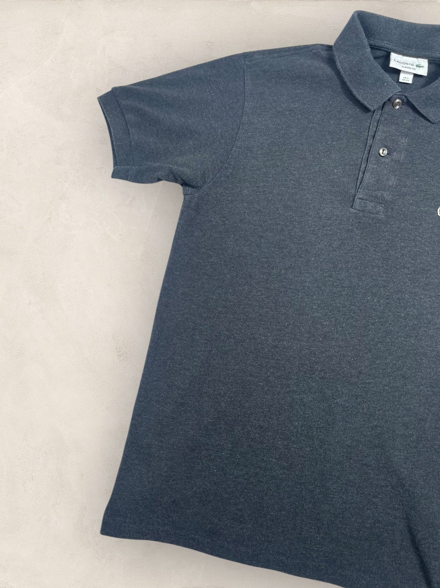Polo Lacoste Gris XS Femme Ref: 1127 - Gris - XS - amifrip - Friperie en ligne et vêtements vintage