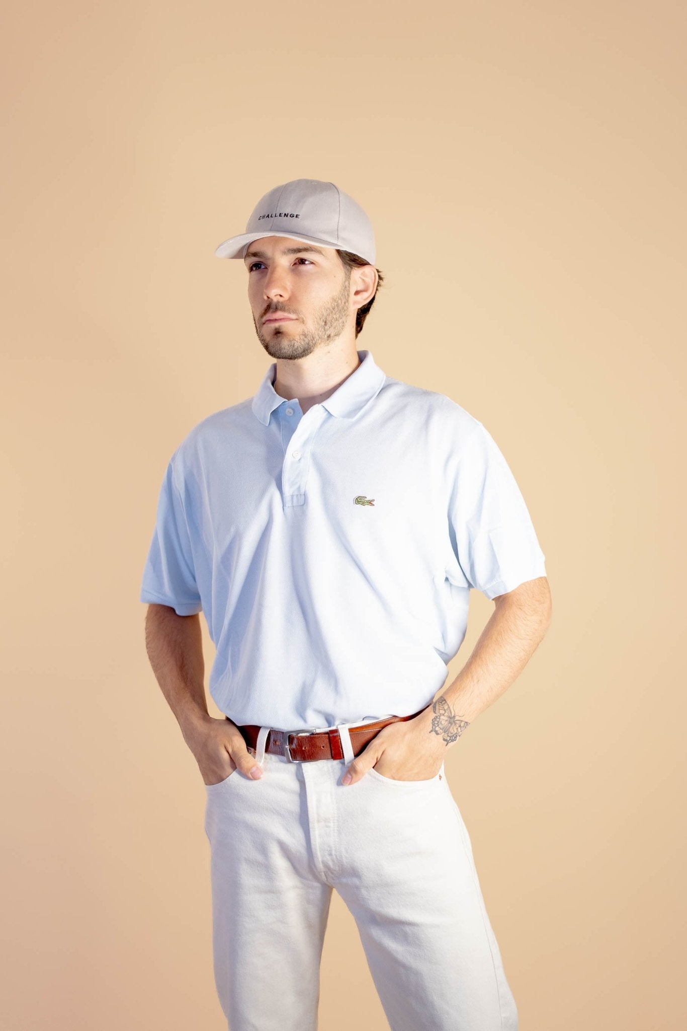 Polo Lacoste Homme 442 - BLEU - 2XL - amifrip - Friperie en ligne et vêtements vintage