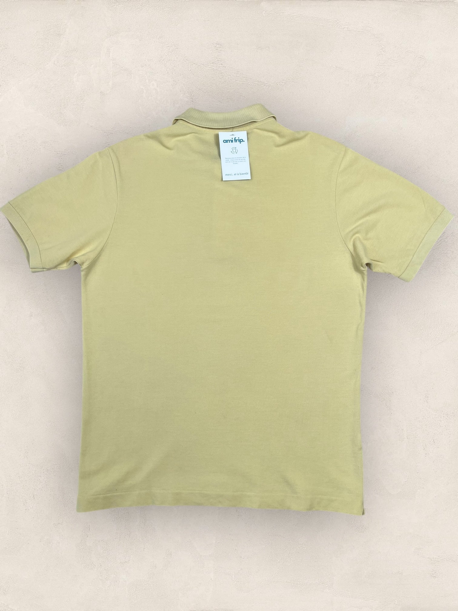 Polo Lacoste homme Ref: 2672 - JAUNE - L - amifrip - Friperie en ligne et vêtements vintage