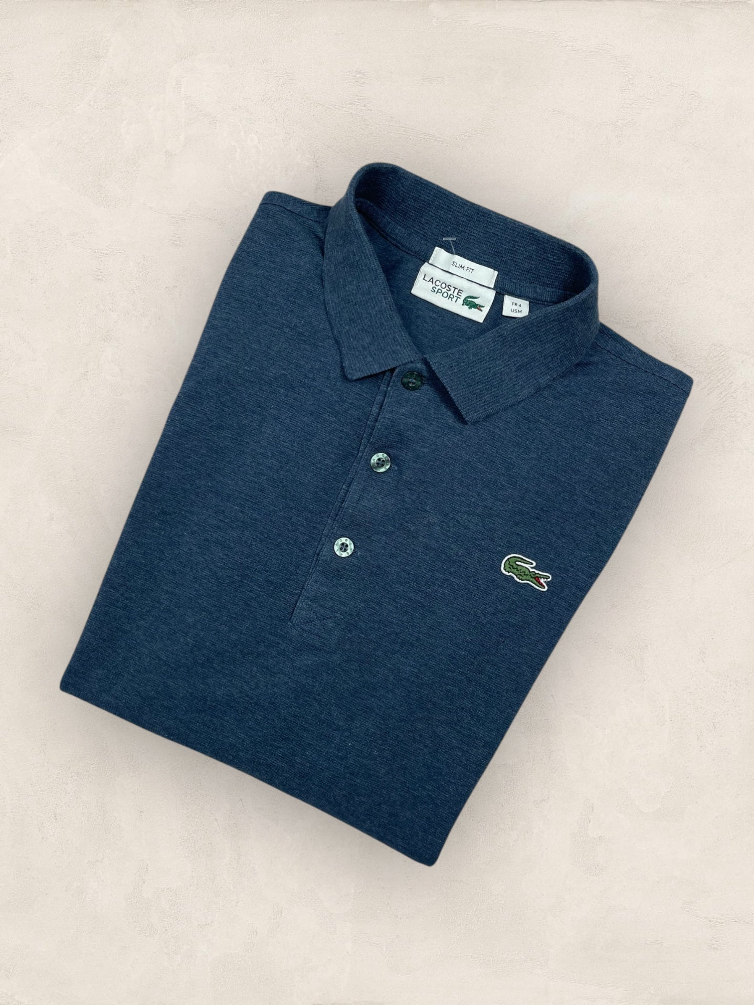 Polo Lacoste homme Ref: 2674 - BLEU - M - amifrip - Friperie en ligne et vêtements vintage