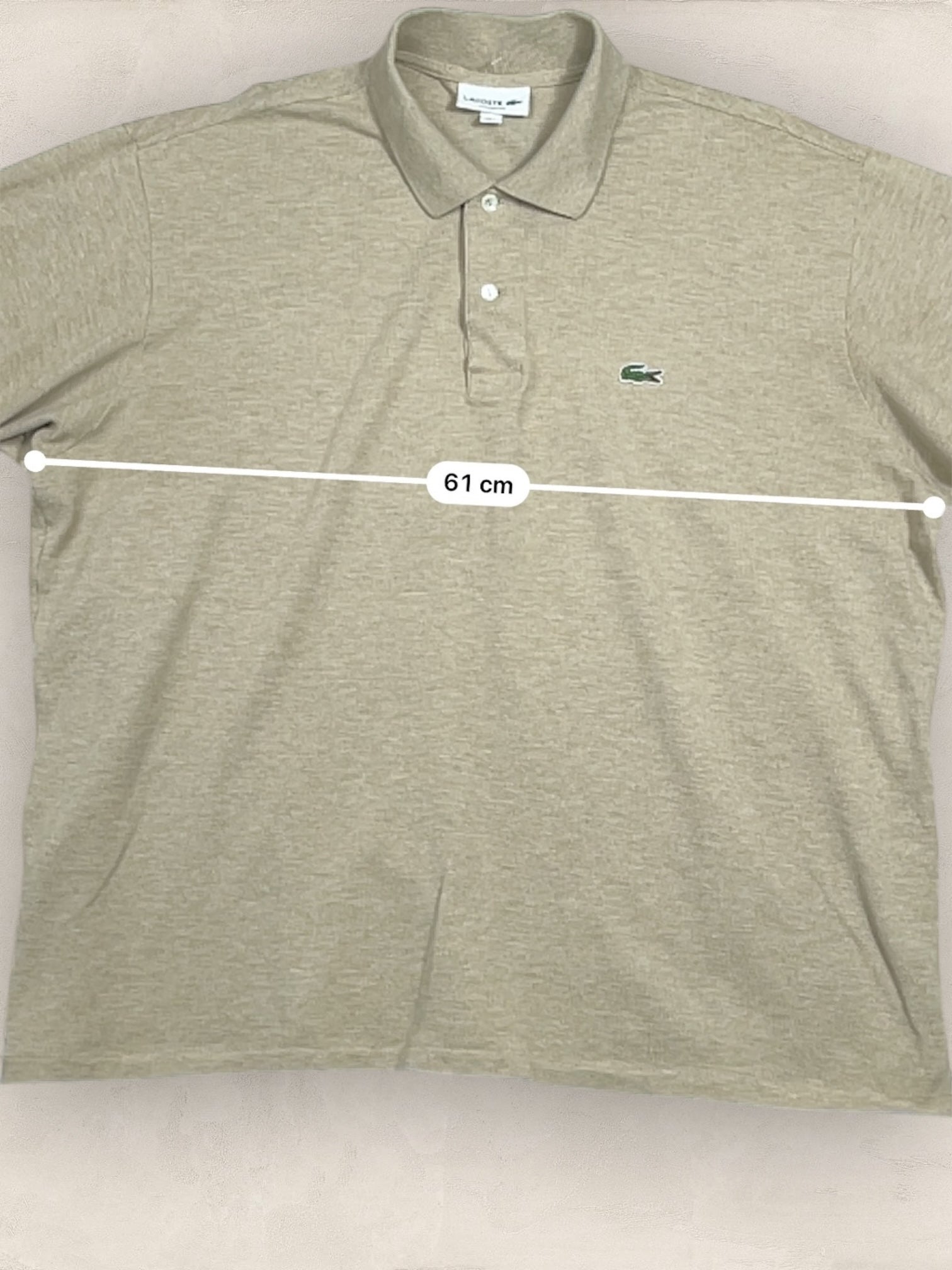 Polo Lacoste homme Ref: 2675 - BEIGE - 2XL - amifrip - Friperie en ligne et vêtements vintage