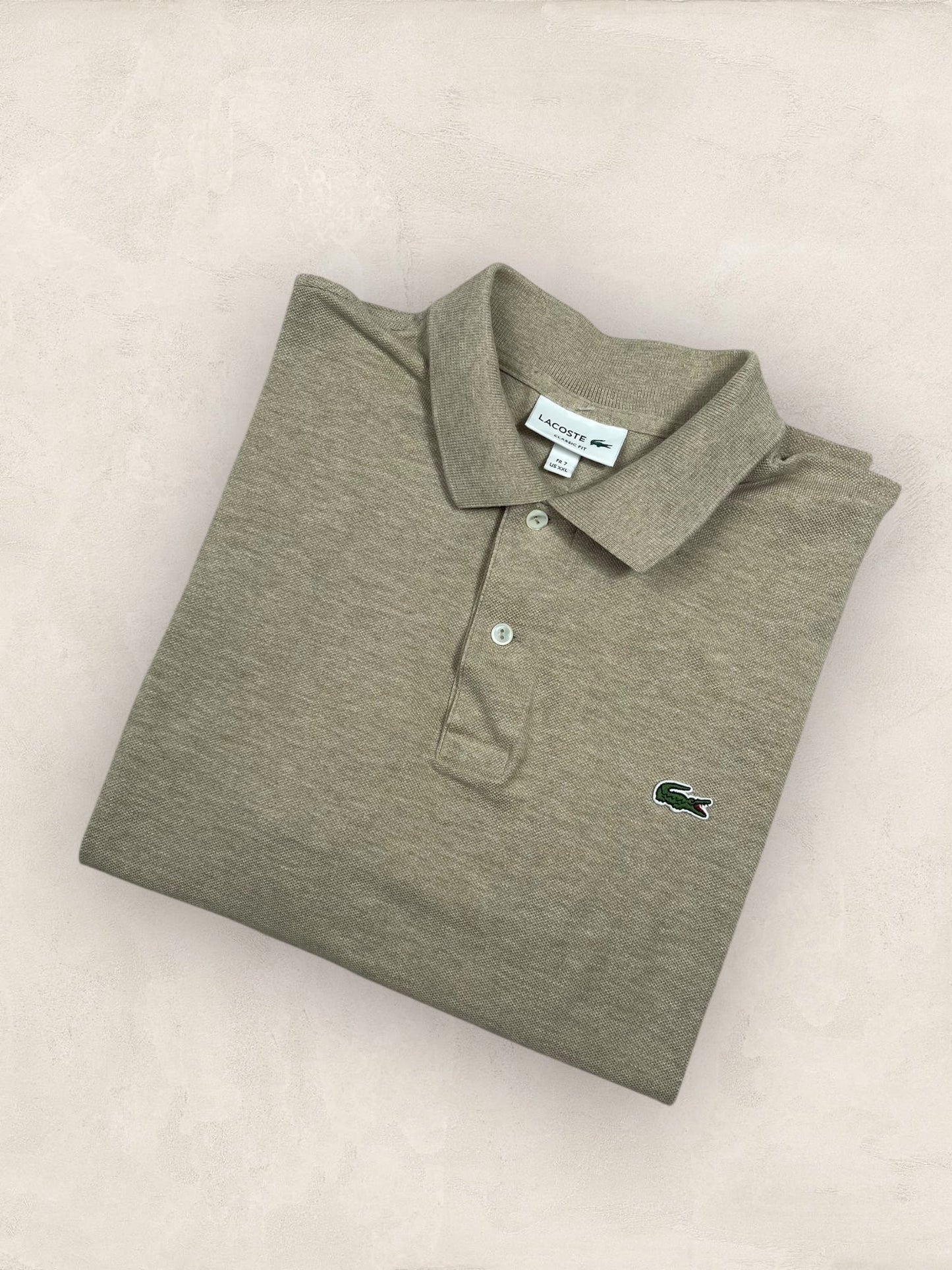 Polo Lacoste homme Ref: 2675 - BEIGE - 2XL - amifrip - Friperie en ligne et vêtements vintage