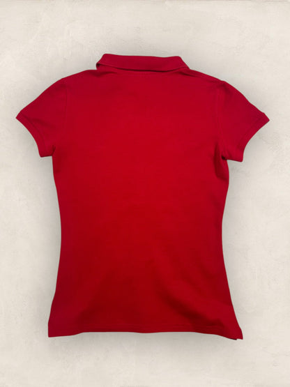 Polo Lacoste Rouge XS Femme Ref: 1122 - Rouge - XS - amifrip - Friperie en ligne et vêtements vintage