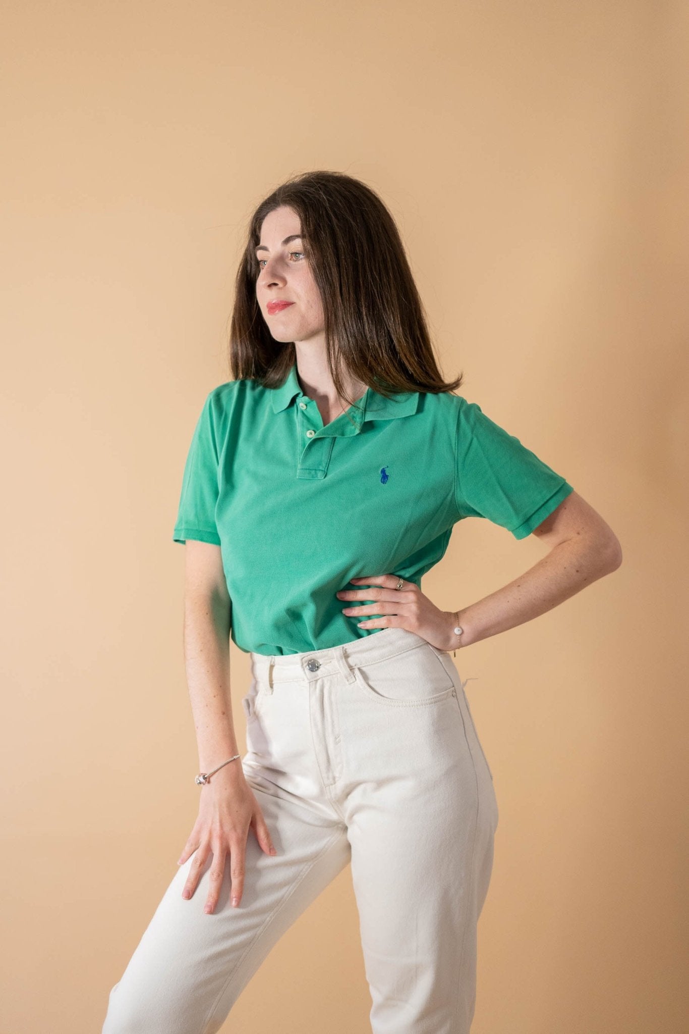 Polo Ralph Lauren Femme 363 - VERT - S - amifrip - Friperie en ligne et vêtements vintage