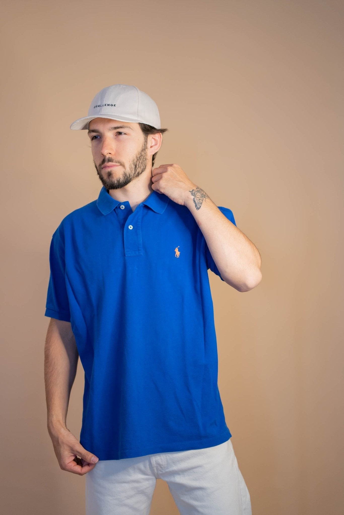 POLO RALPH LAUREN HOMME 353 - BLEU - L - amifrip - Friperie en ligne et vêtements vintage