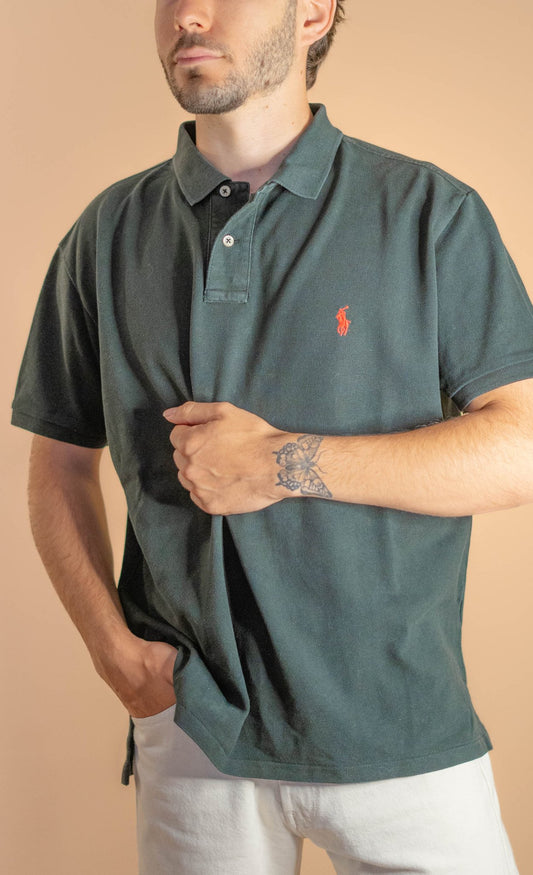 POLO RALPH LAUREN HOMME 354 - VERT - XL - amifrip - Friperie en ligne et vêtements vintage