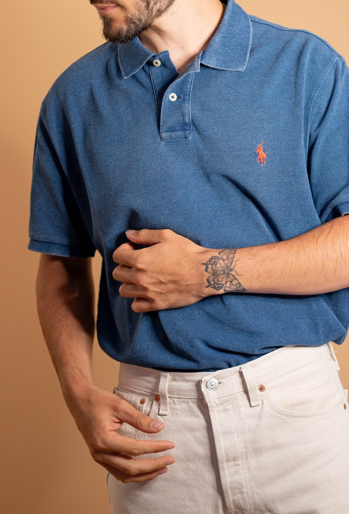 POLO RALPH LAUREN HOMME 355 - BLEU - XL/TG - amifrip - Friperie en ligne et vêtements vintage