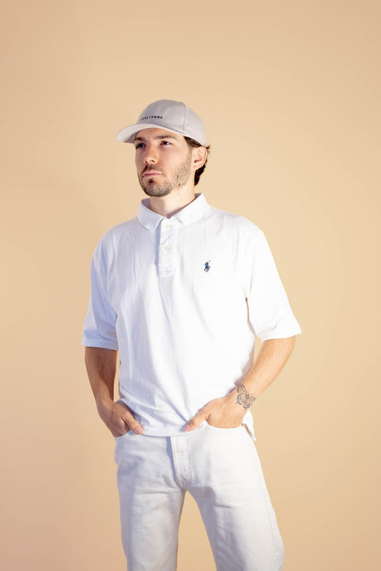 Polo Ralph Lauren Homme 359 - BLANC - XL - amifrip - Friperie en ligne et vêtements vintage
