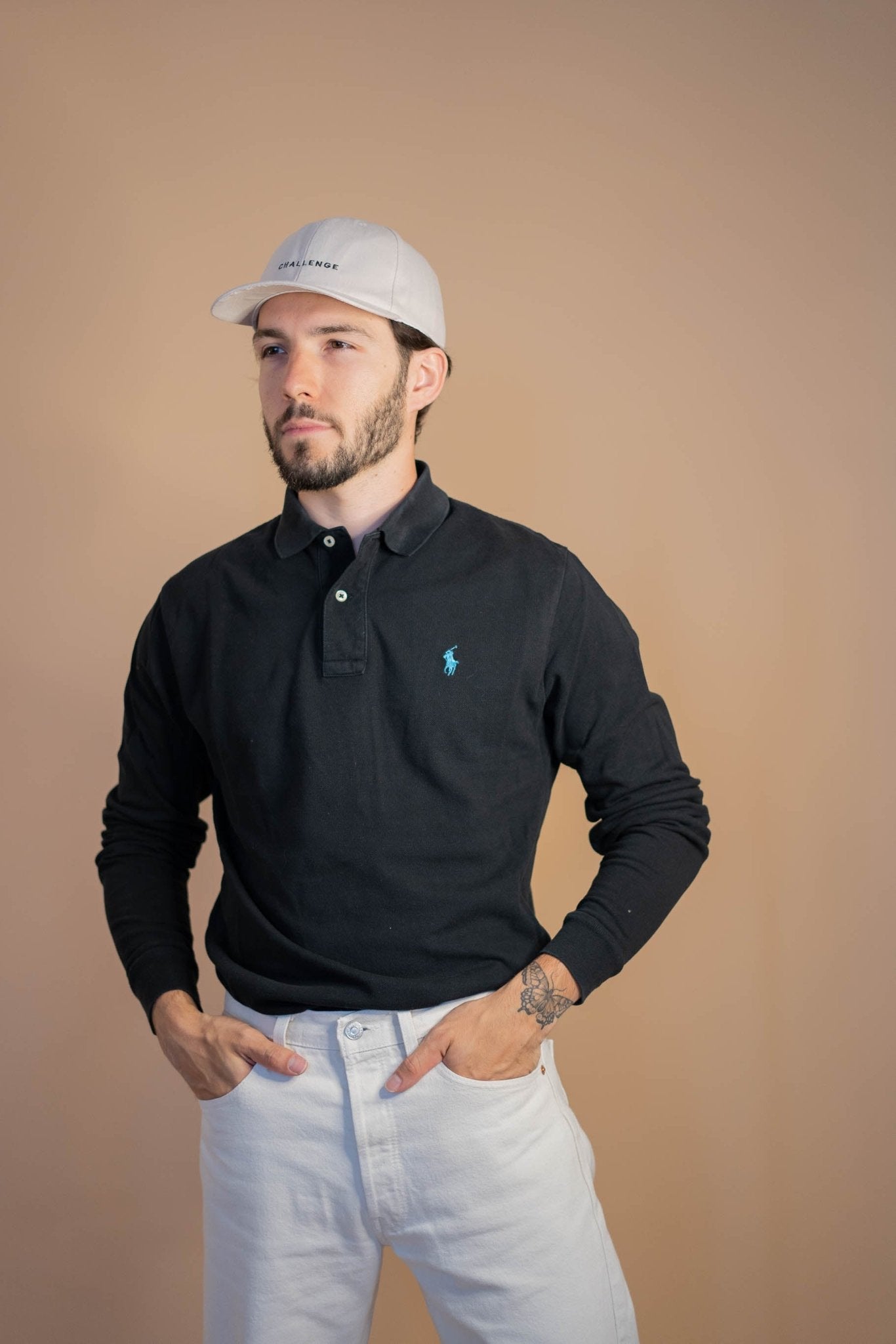 POLO RALPH LAUREN HOMME 370 - NOIR - S - amifrip - Friperie en ligne et vêtements vintage
