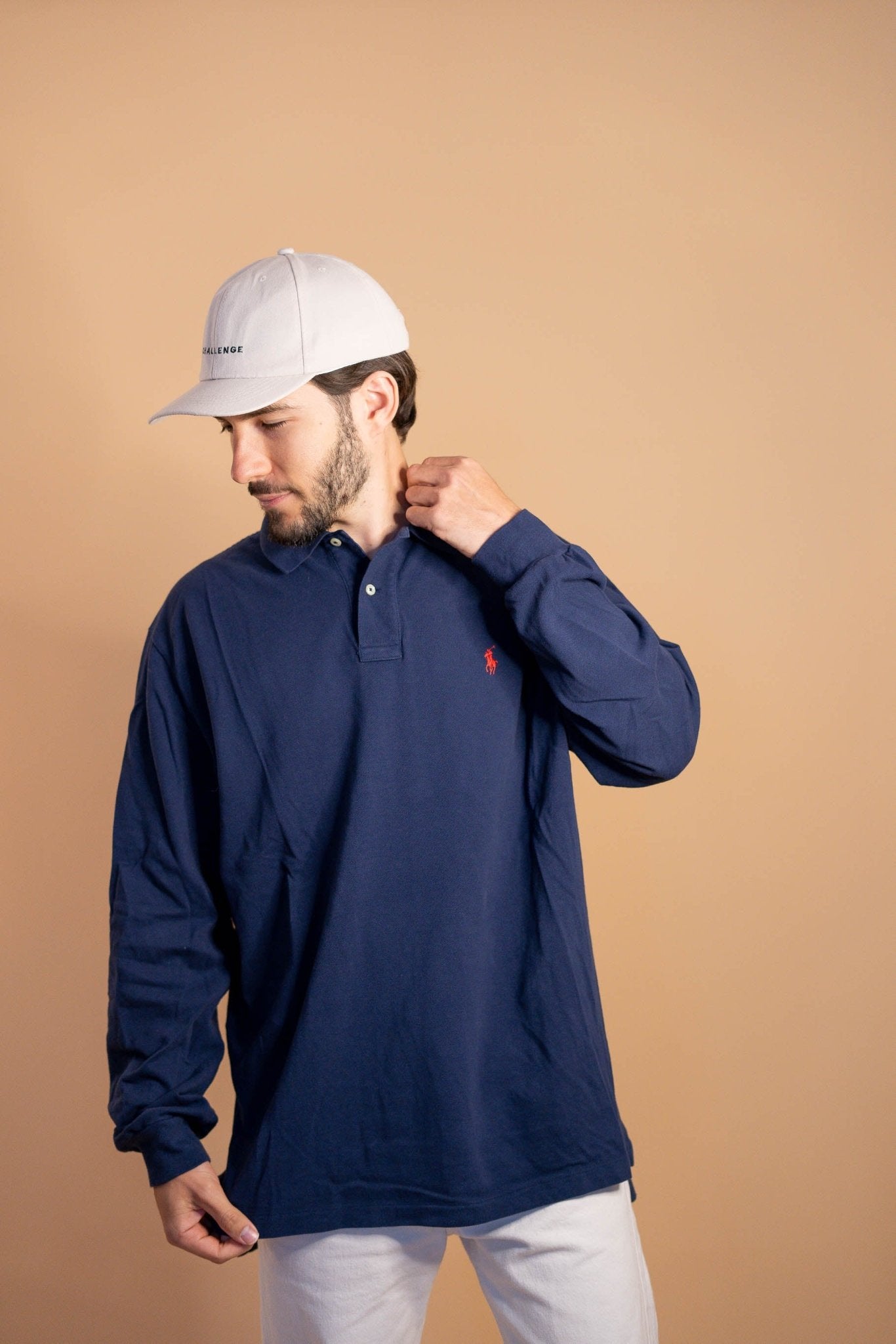 POLO RALPH LAUREN HOMME 459 - BLEU - L - amifrip - Friperie en ligne et vêtements vintage