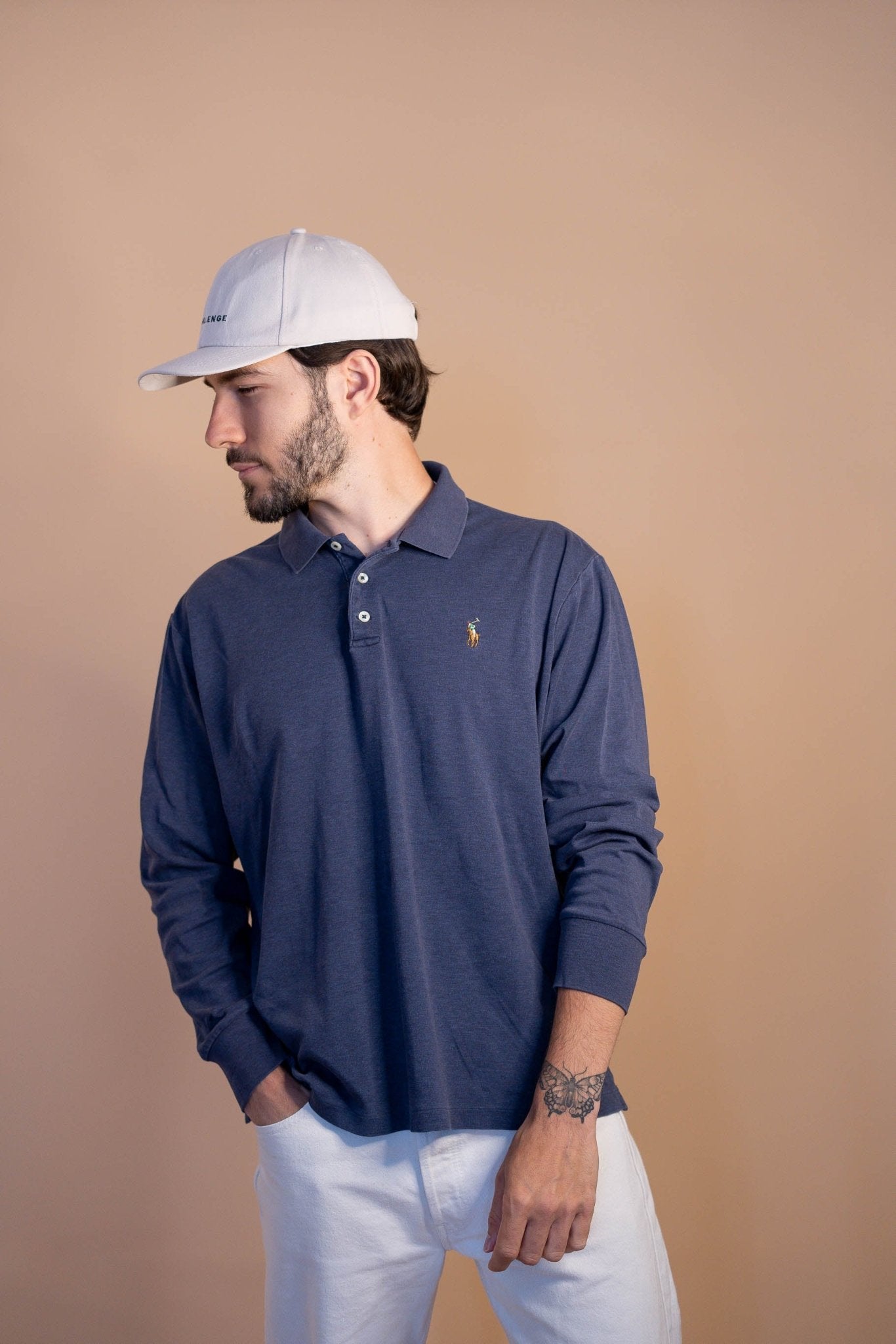 POLO RALPH LAUREN HOMME 463 - BLEU - L - amifrip - Friperie en ligne et vêtements vintage