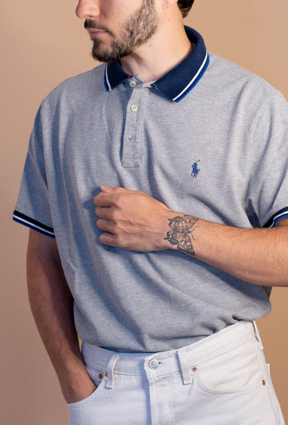 POLO RALPH LAUREN HOMME 884 - GRIS - XL - amifrip - Friperie en ligne et vêtements vintage
