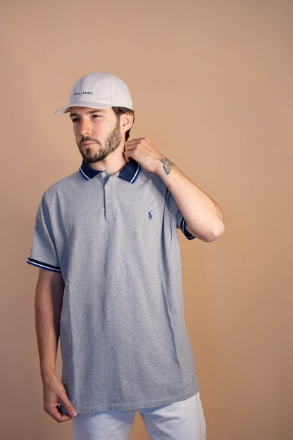 POLO RALPH LAUREN HOMME 884 - GRIS - XL - amifrip - Friperie en ligne et vêtements vintage