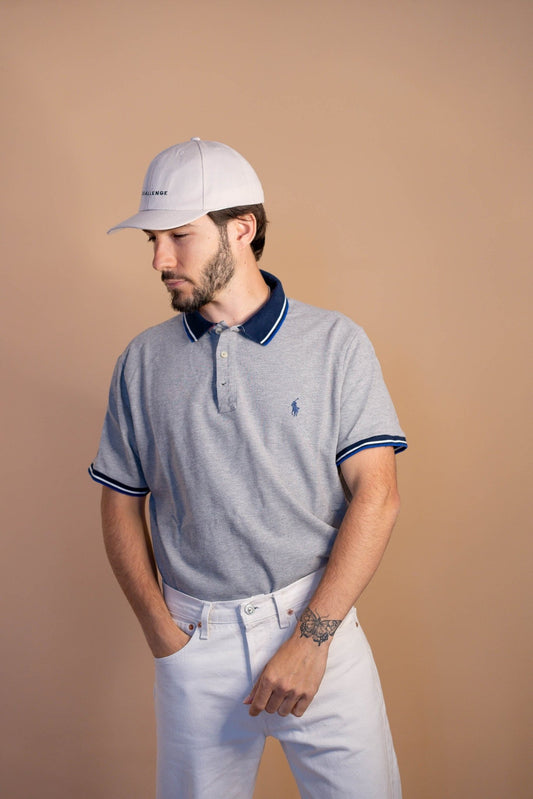 POLO RALPH LAUREN HOMME 884 - GRIS - XL - amifrip - Friperie en ligne et vêtements vintage