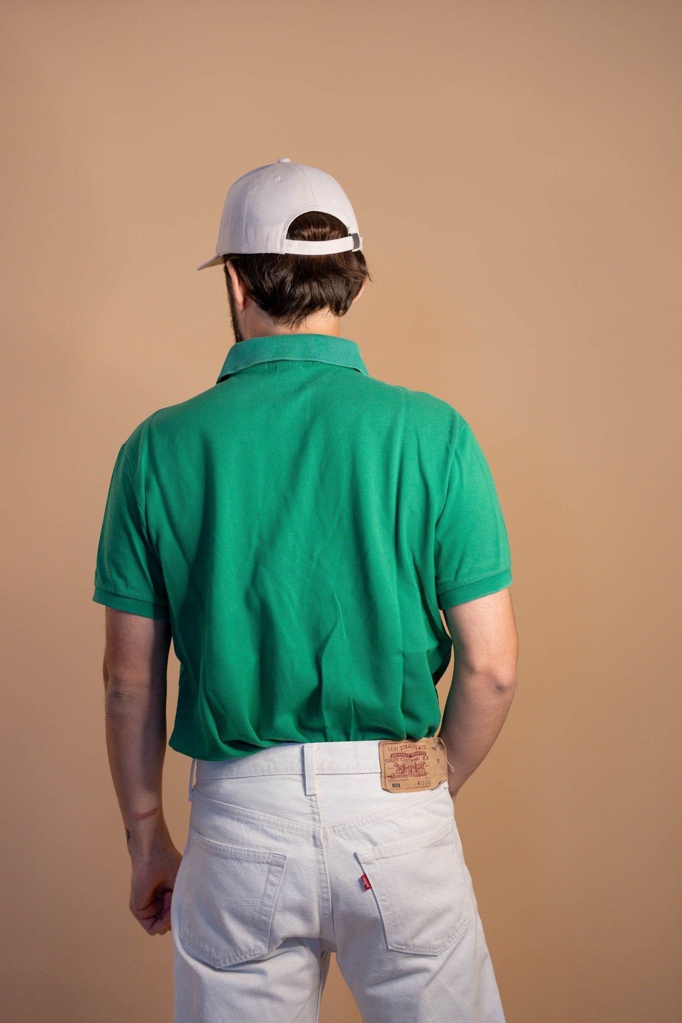 POLO RALPH LAUREN HOMME 887 - VERT - L - amifrip - Friperie en ligne et vêtements vintage