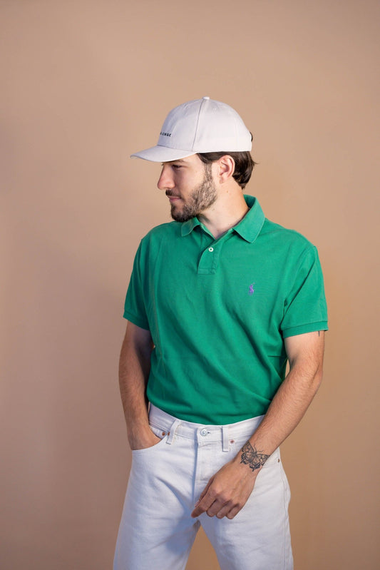 POLO RALPH LAUREN HOMME 887 - VERT - L - amifrip - Friperie en ligne et vêtements vintage