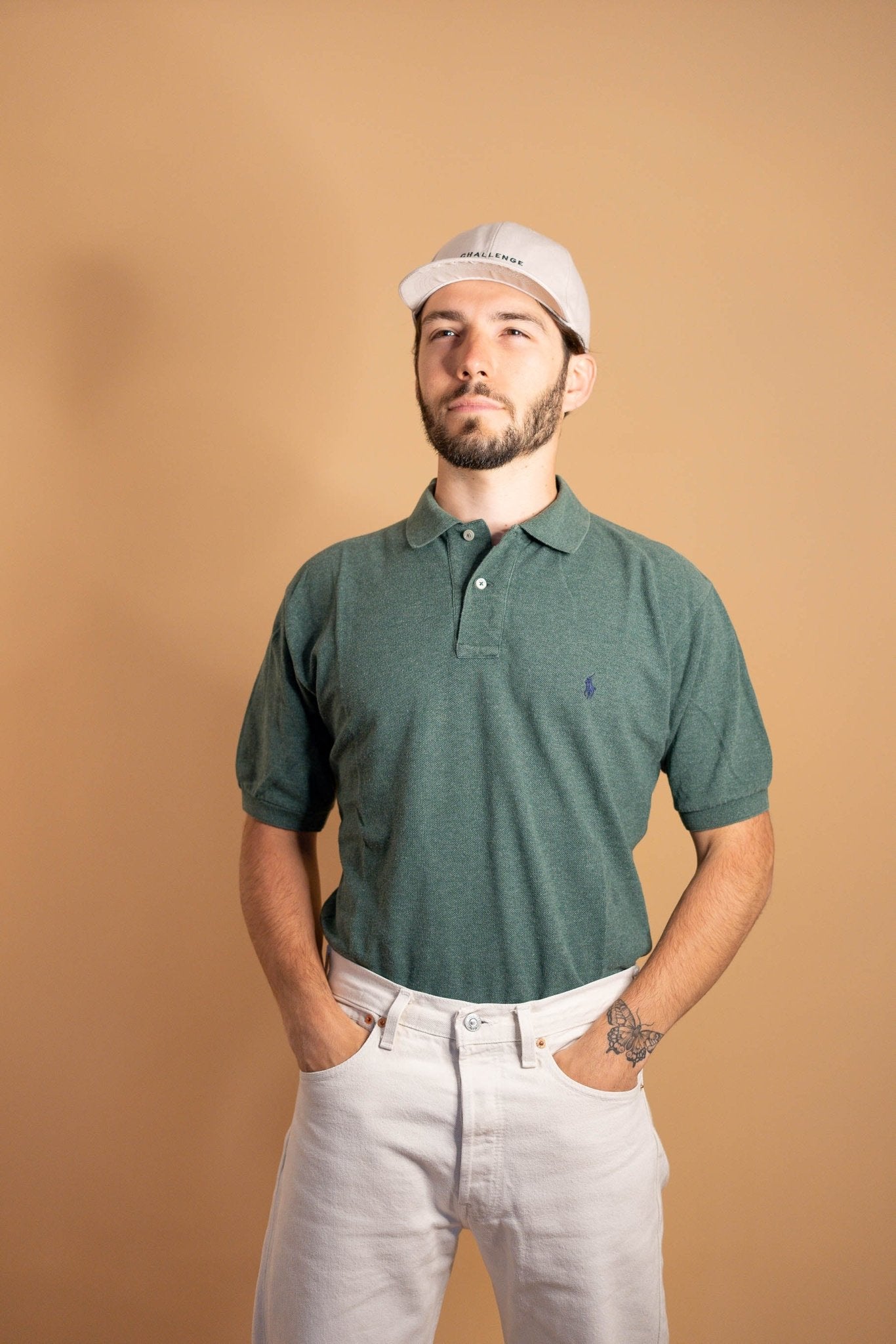 POLO RALPH LAUREN HOMME 895 - VERT - S - amifrip - Friperie en ligne et vêtements vintage