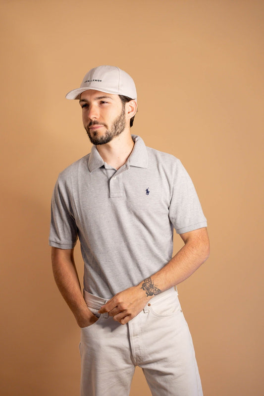 POLO RALPH LAUREN HOMME 898 - GRIS - M - amifrip - Friperie en ligne et vêtements vintage
