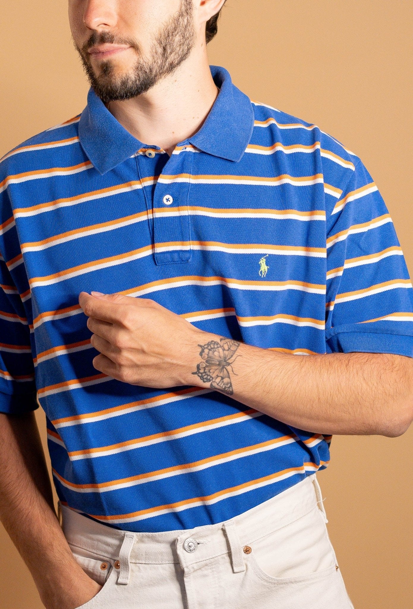 POLO RALPH LAUREN HOMME 902 - BLEU - XL - amifrip - Friperie en ligne et vêtements vintage