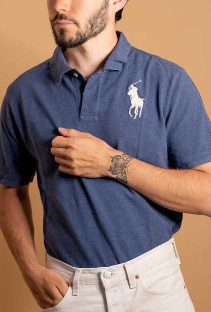POLO RALPH LAUREN HOMME 904 - BLEU - S - amifrip - Friperie en ligne et vêtements vintage