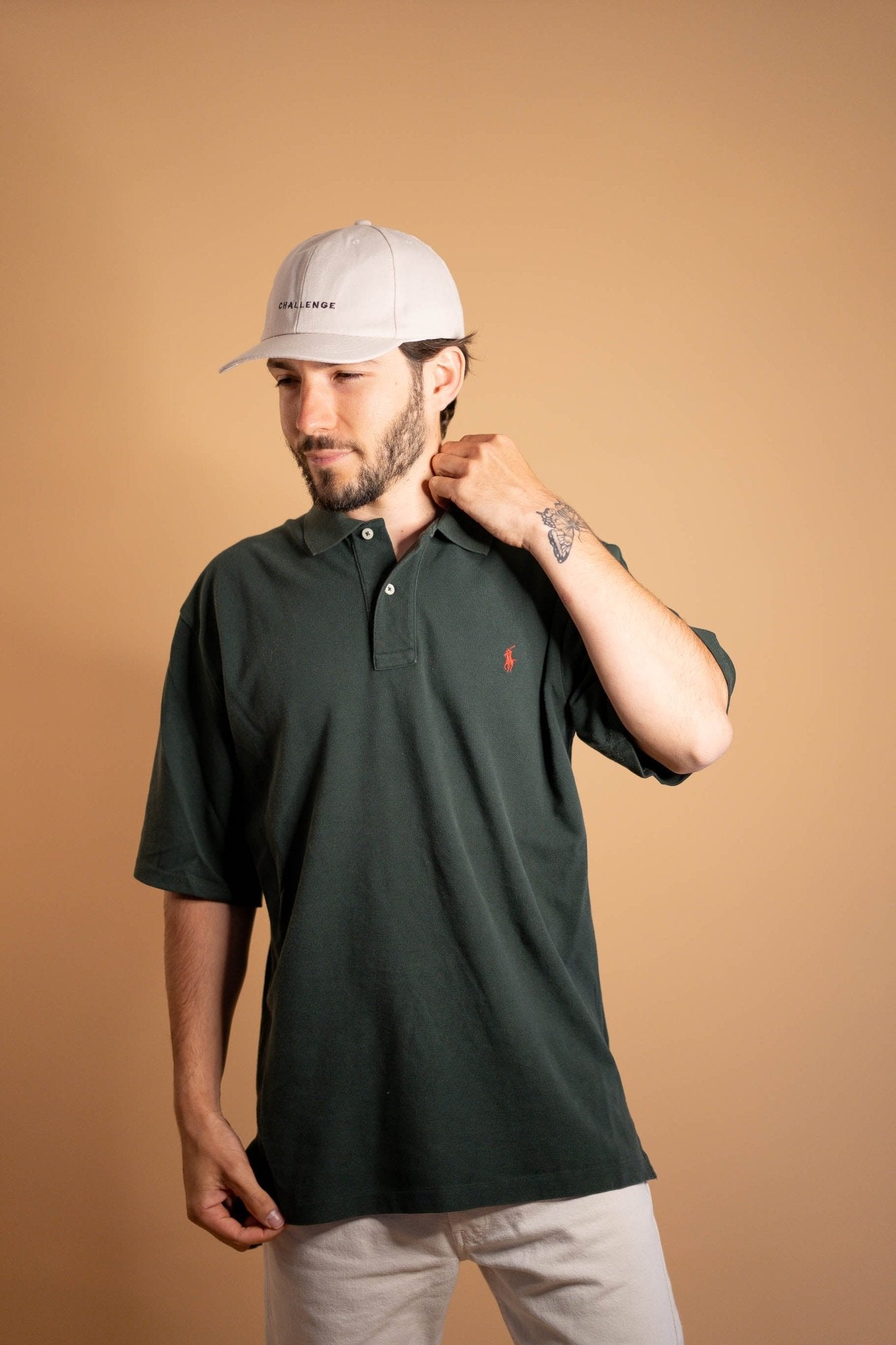 POLO RALPH LAUREN HOMME 906 - VERT - M - amifrip - Friperie en ligne et vêtements vintage