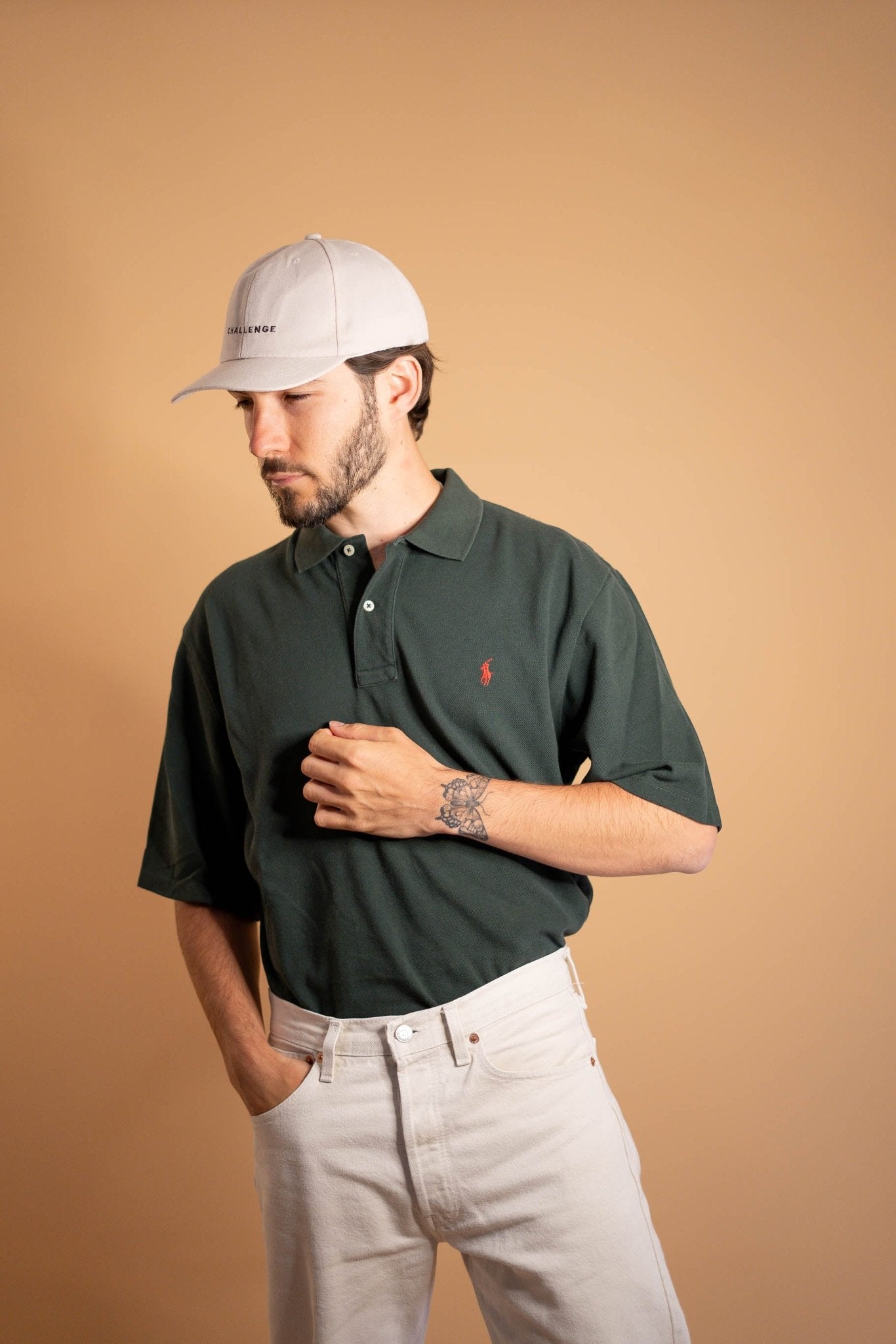POLO RALPH LAUREN HOMME 906 - VERT - M - amifrip - Friperie en ligne et vêtements vintage