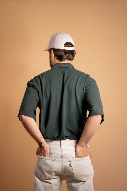 POLO RALPH LAUREN HOMME 906 - VERT - M - amifrip - Friperie en ligne et vêtements vintage