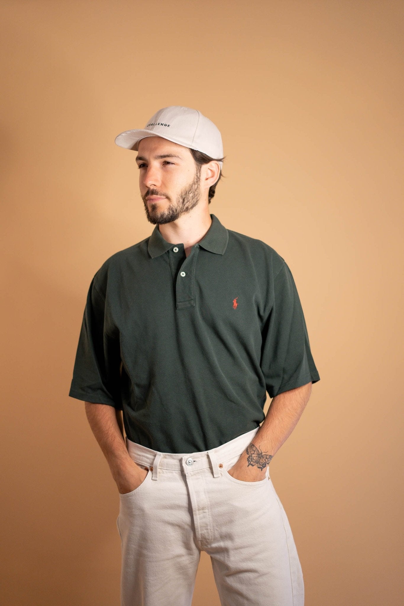 POLO RALPH LAUREN HOMME 906 - VERT - M - amifrip - Friperie en ligne et vêtements vintage