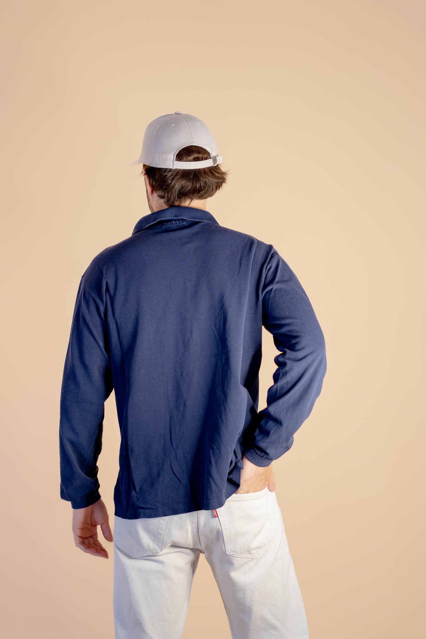 Polo manches longues Lacoste Bleu #853
