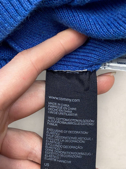 Pull 1/4 Zip Tommy Hilfiger Homme M - Bleu - Très Bon État - Ts0152 - amifrip