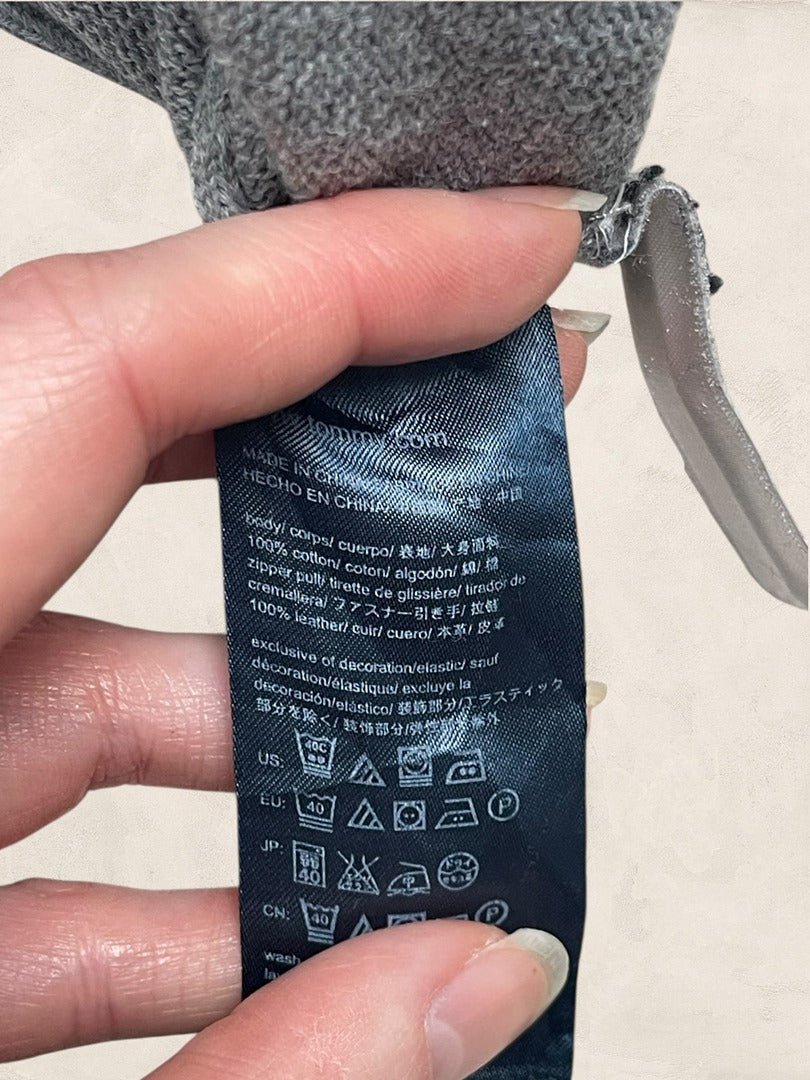 Pull 1/4 Zip Tommy Hilfiger Homme M Gris Très Bon Ts0155 - amifrip