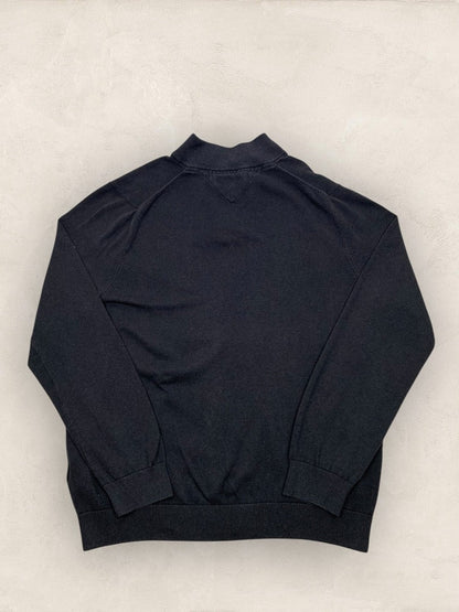 Pull 1/4 Zip Tommy Hilfiger Homme Xxl Noir Tbe - Ts0145 - amifrip