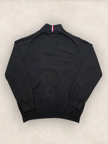 Pull 1/4 zip Tommy Hilfiger noir taille Xxl - Ts0127 - amifrip