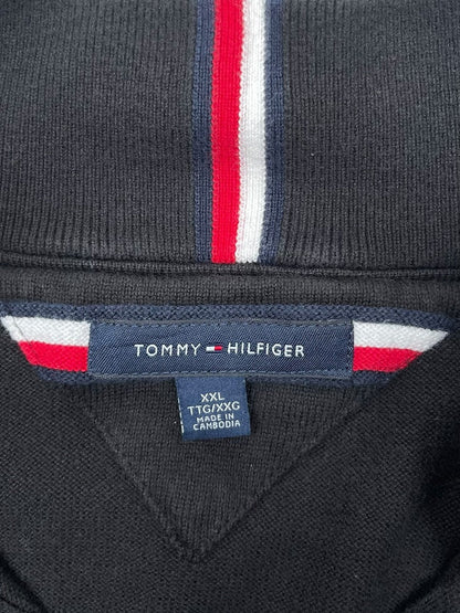 Pull 1/4 zip Tommy Hilfiger noir taille Xxl - Ts0127 - amifrip