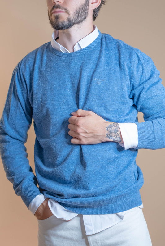 Pull Bleu Barbour Homme 19 - BLEU - M - amifrip - Friperie en ligne et vêtements vintage