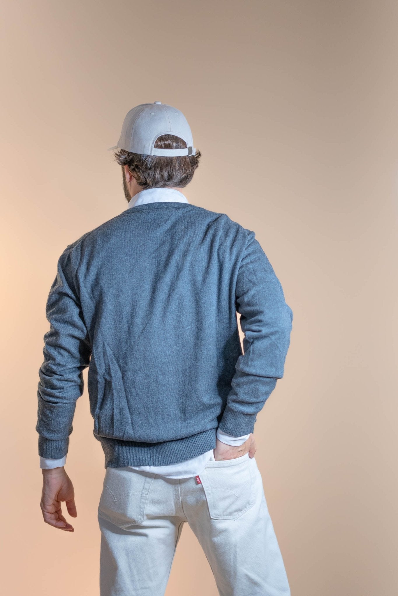 Pull Cachemire Tommy Hilfiger Homme 636 - GRIS - L - amifrip - Friperie en ligne et vêtements vintage
