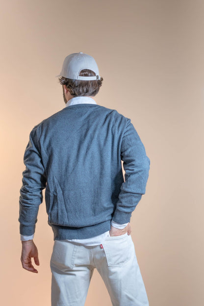 Pull Cachemire Tommy Hilfiger Homme 636 - GRIS - L - amifrip - Friperie en ligne et vêtements vintage