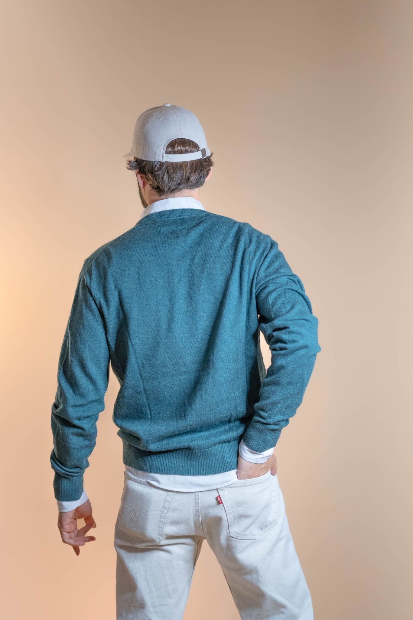 Pull Cachemire Tommy Hilfiger Homme 637 - VERT - L - amifrip - Friperie en ligne et vêtements vintage