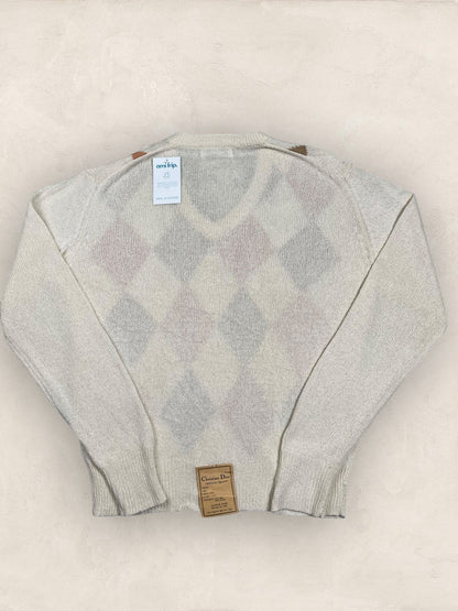 Pull Christian Dior Ref: 2529 - BEIGE - M - amifrip - Friperie en ligne et vêtements vintage