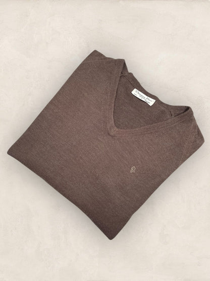 Pull Christian Dior Ref: 2551 - MARRON - L - amifrip - Friperie en ligne et vêtements vintage