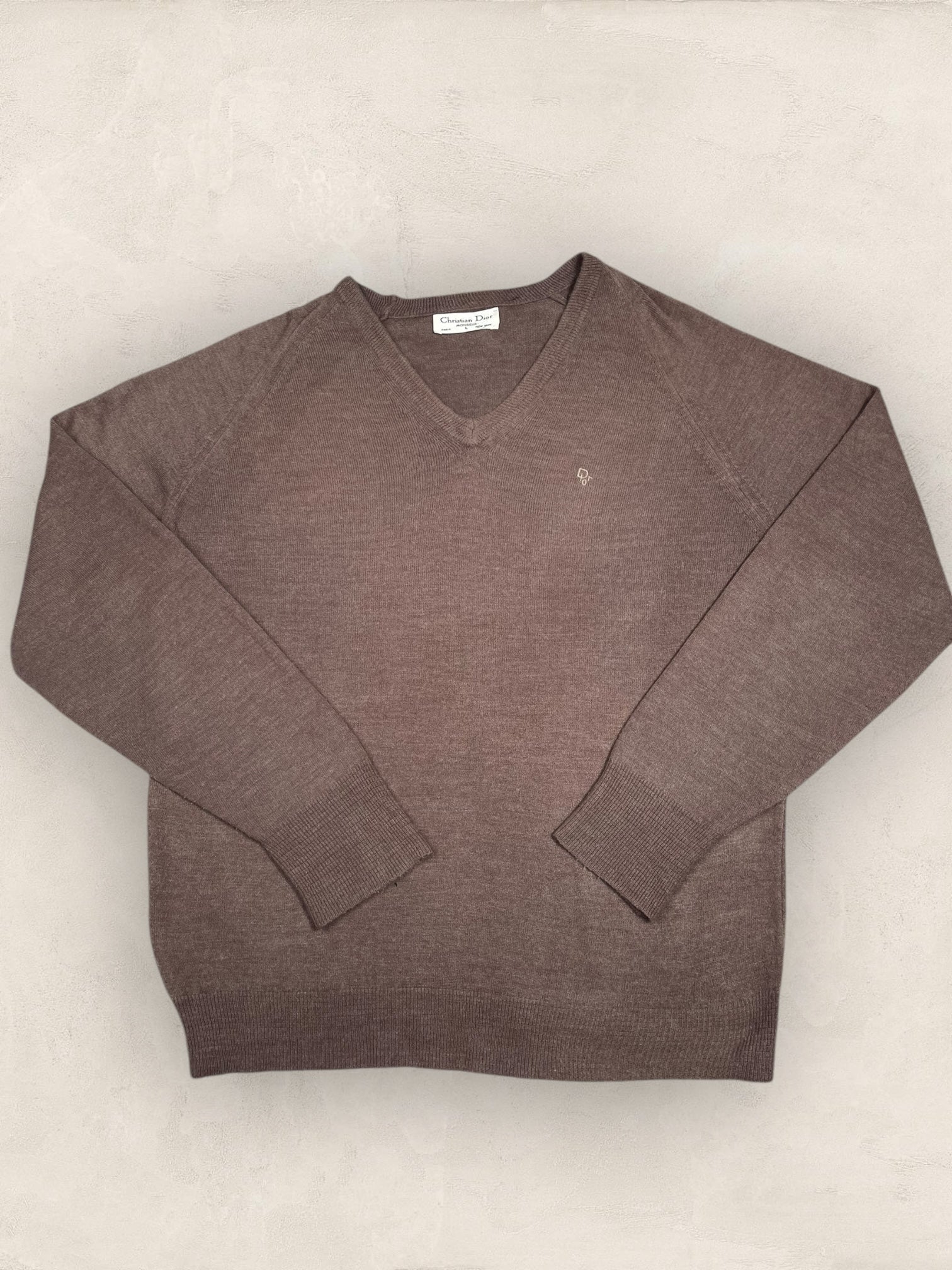 Pull Christian Dior Ref: 2551 - MARRON - L - amifrip - Friperie en ligne et vêtements vintage