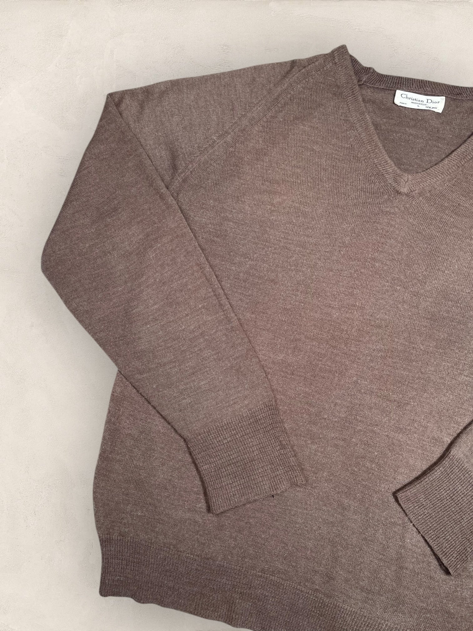 Pull Christian Dior Ref: 2551 - MARRON - L - amifrip - Friperie en ligne et vêtements vintage