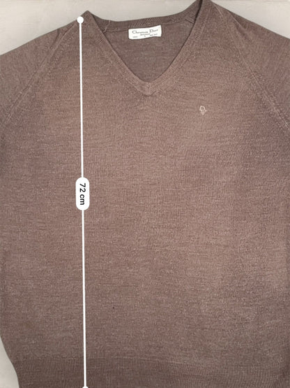 Pull Christian Dior Ref: 2551 - MARRON - L - amifrip - Friperie en ligne et vêtements vintage